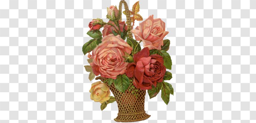 PaintShop Pro Garden Roses Tutorial - Rosa Centifolia - Flower Bouquet Transparent PNG