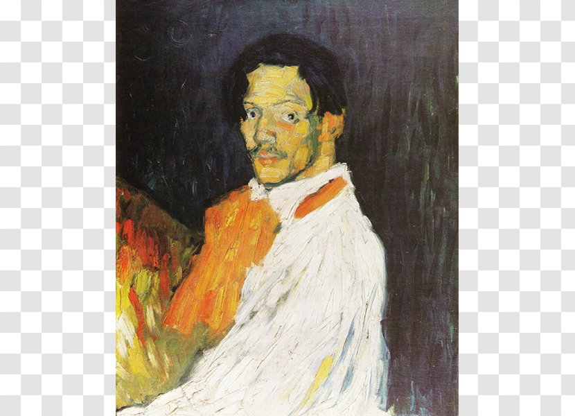 Pablo Picasso Self-Portrait Picasso's Blue Period Yo, Painting - Art Museum Transparent PNG