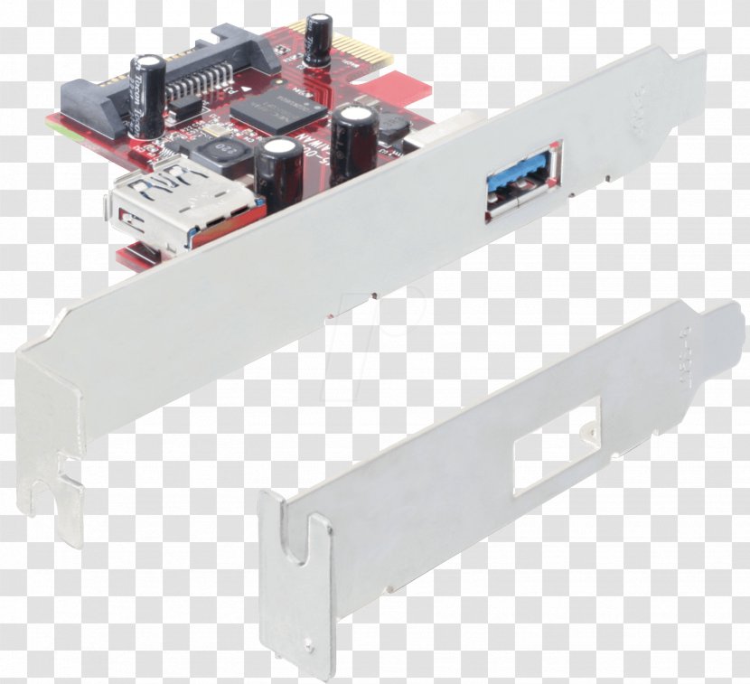 Network Cards & Adapters PCI Express Conventional Riser Card Computer Port - Electronic Component - External Sending Transparent PNG