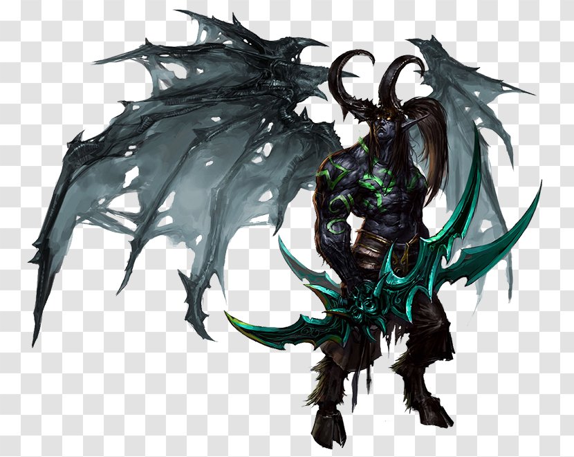 World Of Warcraft: Legion Illidan: Warcraft Illidan Stormrage Raid Video Game - Demon Transparent PNG