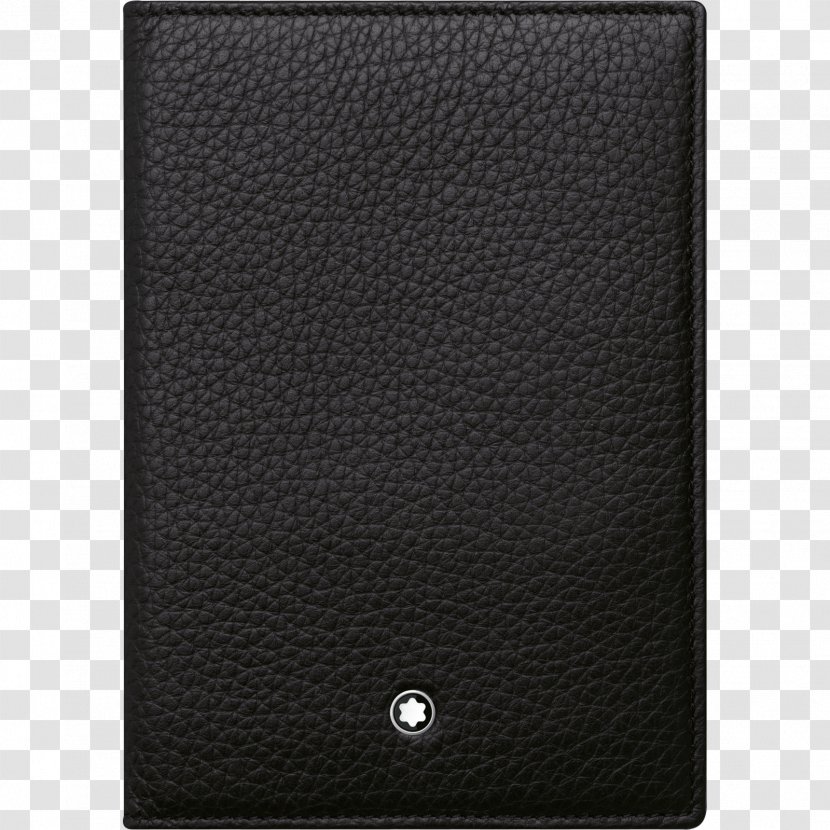 Wallet Leather Rectangle Black M - Passport And Luggage Material Transparent PNG