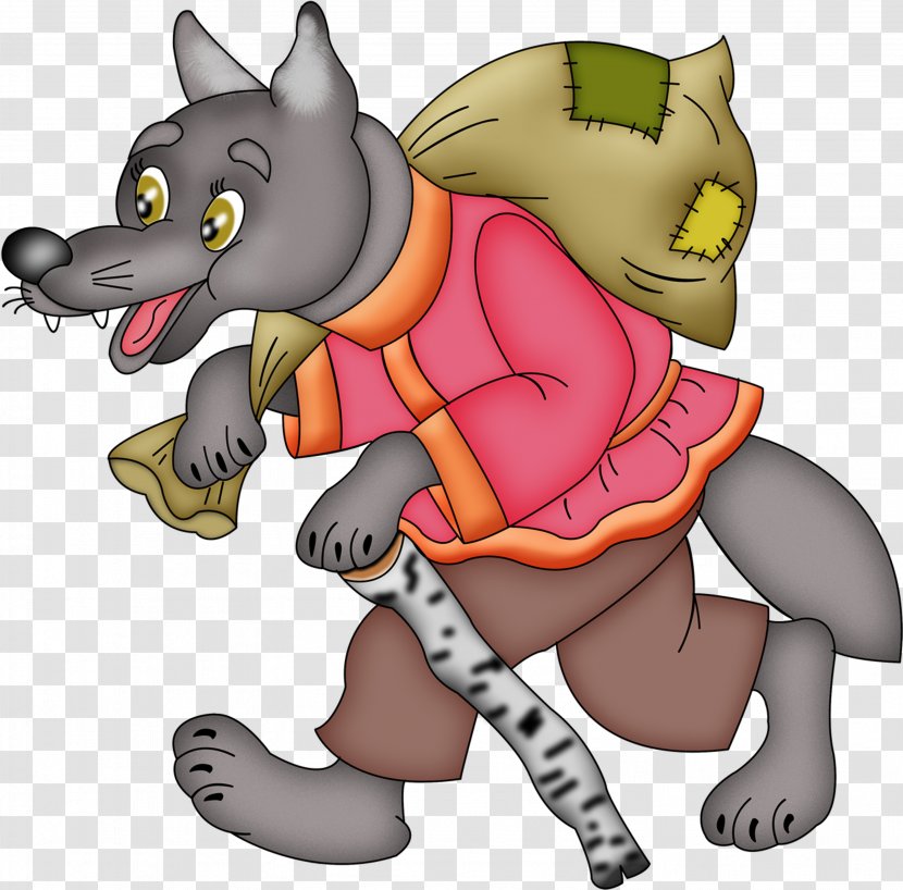 Gray Wolf Fairy Tale Clip Art - Cat - Jerrycan Transparent PNG