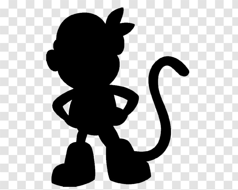 Cat Clip Art Character Silhouette Line - Symbol Transparent PNG