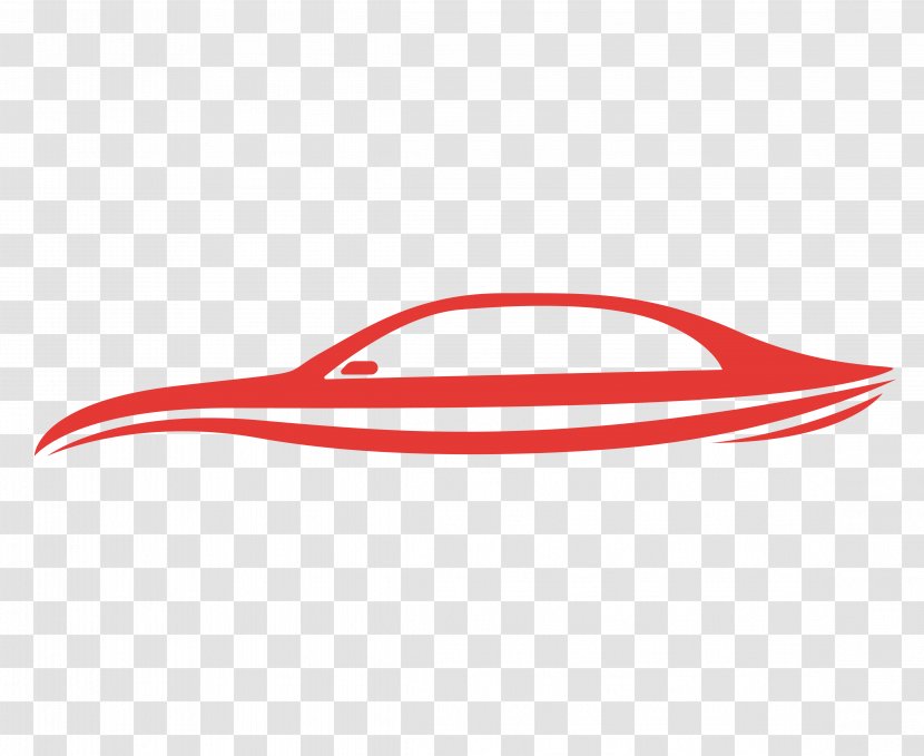 Logo Brand Font - Red - Vector Car Streamline Picture Transparent PNG