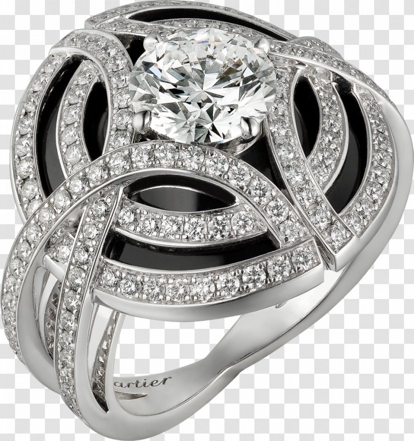 Ring Cartier Diamond Brilliant Carat Transparent PNG