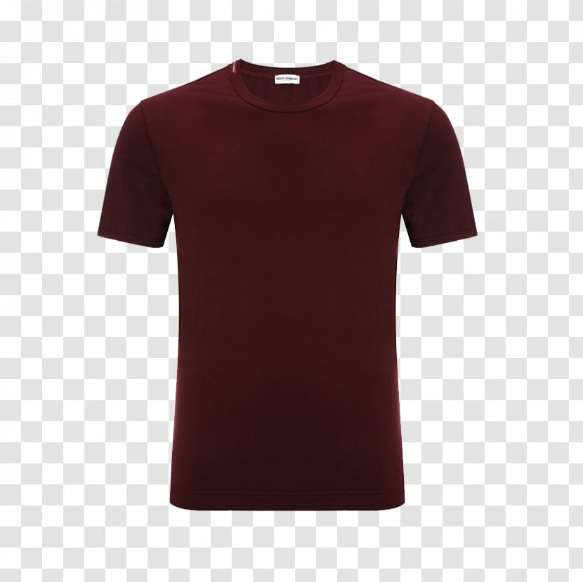 T-shirt Shoulder Sleeve Maroon - T Shirt - Dolce & Gabbana Purple Front Transparent PNG