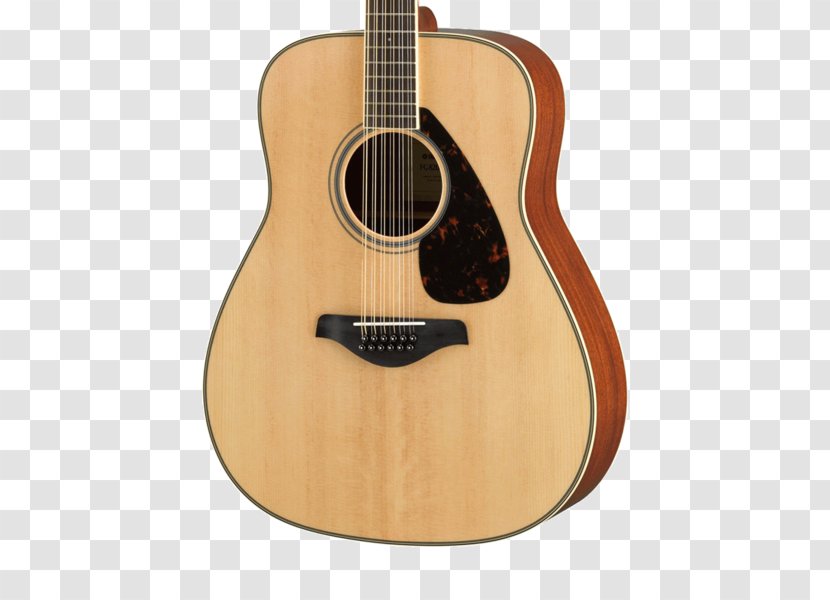 Twelve-string Guitar Yamaha Corporation Steel-string Acoustic - Watercolor - Strings Transparent PNG