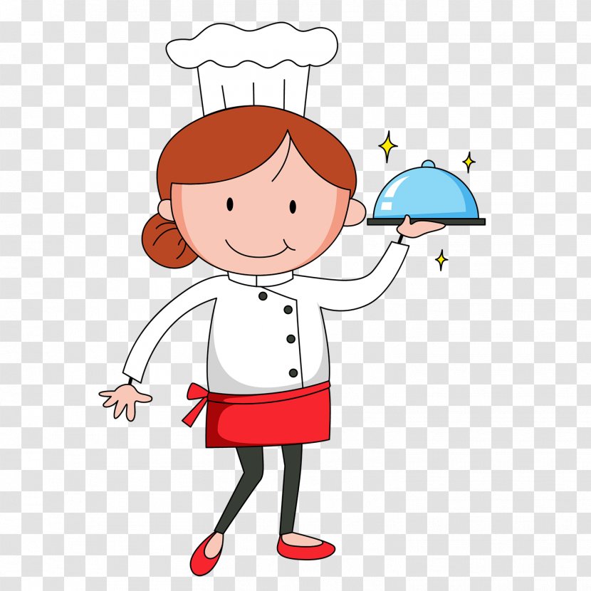 Vector Graphics Royalty-free Stock Photography Illustration Image - Flower - Female Chef Transparent PNG