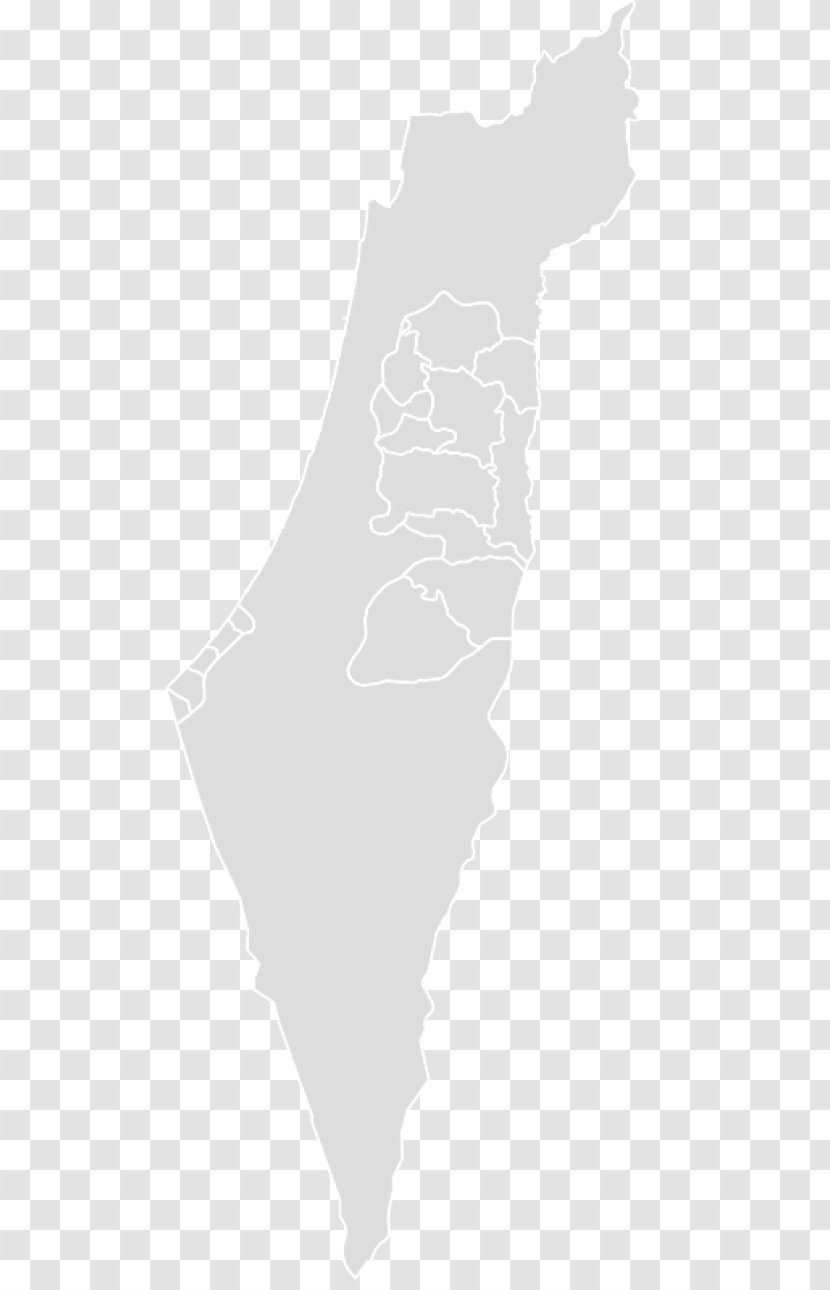 Blank Map State Of Palestine World Jerusalem Transparent PNG
