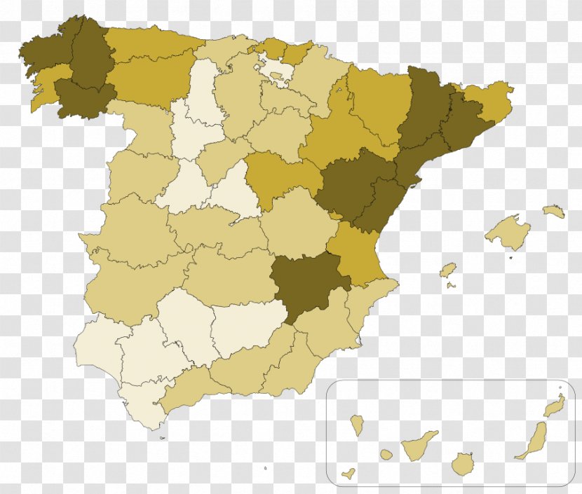 Catalonia Map - Voting Transparent PNG