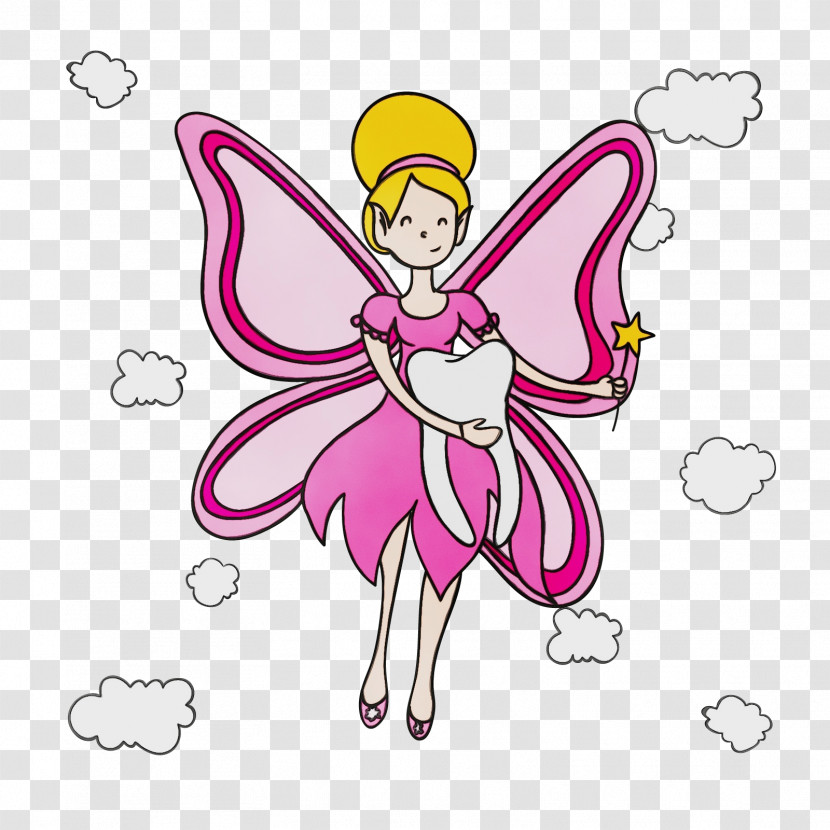 Butterflies Fairy Cartoon Party Birthday Transparent PNG