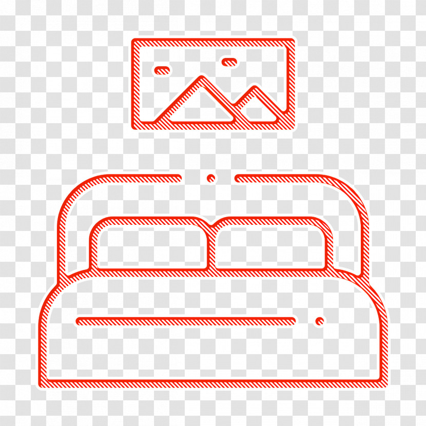 Bedroom Icon Bed Icon Home Decoration Icon Transparent PNG