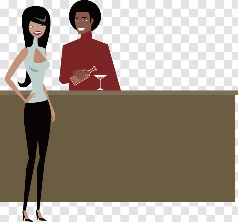 Woman Google Images Illustration - Cartoon - Drinking Men And Women Transparent PNG