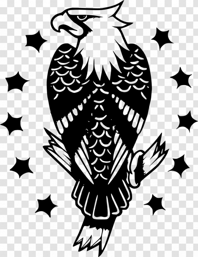 Eagle Old School (tattoo) Sailor Tattoos Flash - Tree Transparent PNG