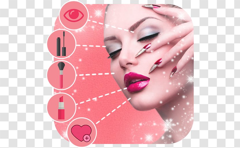 Beauty Maker Face Android Cosmetics - Forehead Transparent PNG