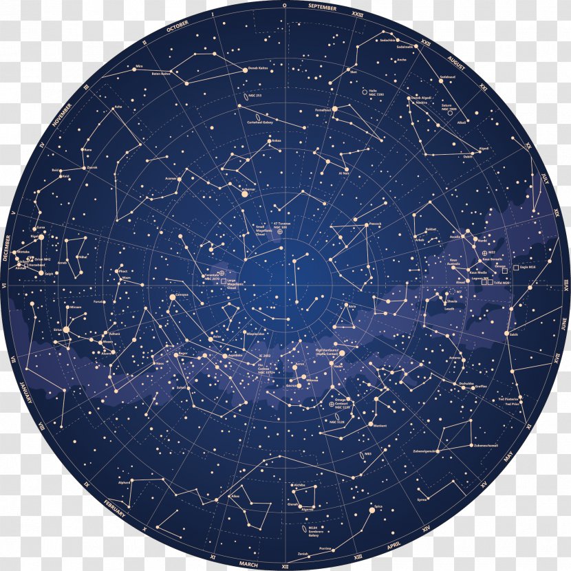 Carte Du Ciel Sky-Map.org Constellation Star - Skymaporg - Astronomy Vector Transparent PNG