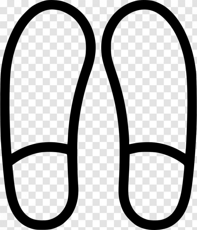 Clip Art Footprint Image Iconfinder - Drawing - Shoes Outline Transparent PNG