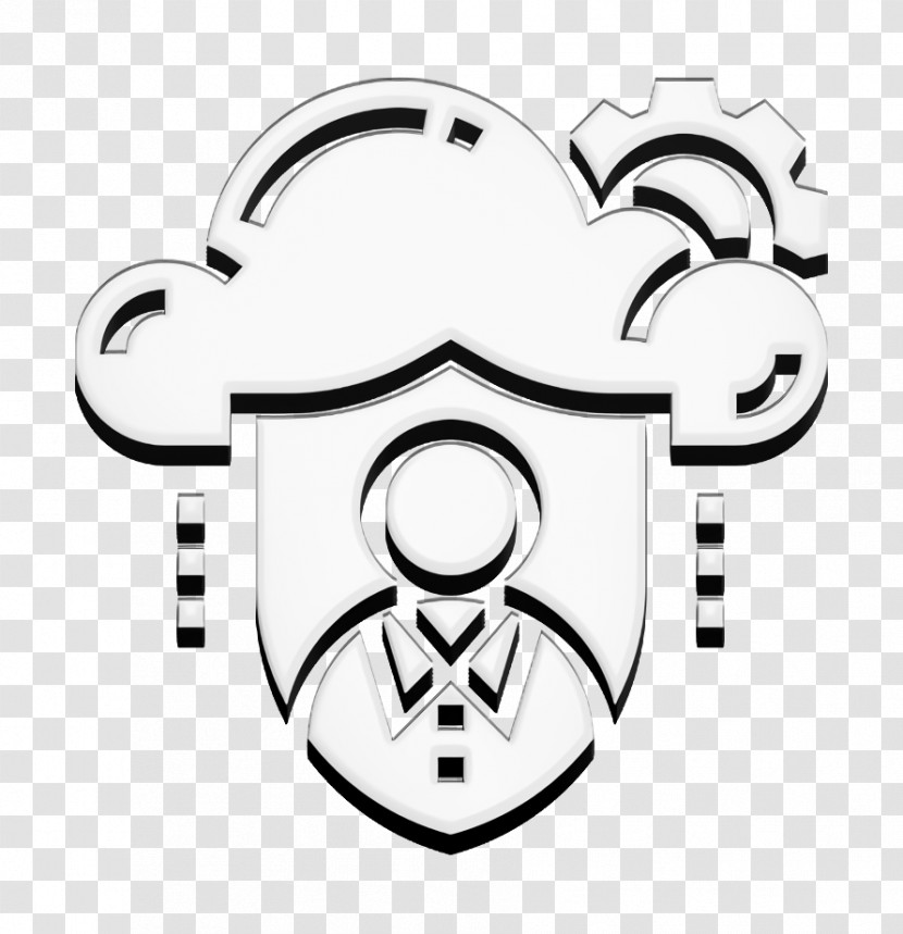 Cloud Service Icon Private Icon Privacy Icon Transparent PNG