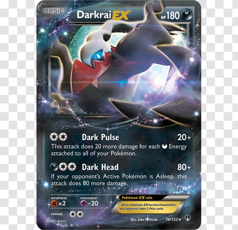 Pokémon X And Y Ranger XD: Gale Of Darkness Trading Card Game Darkrai - Pok%c3%a9mon - Rising Star Gymnastics Transparent PNG