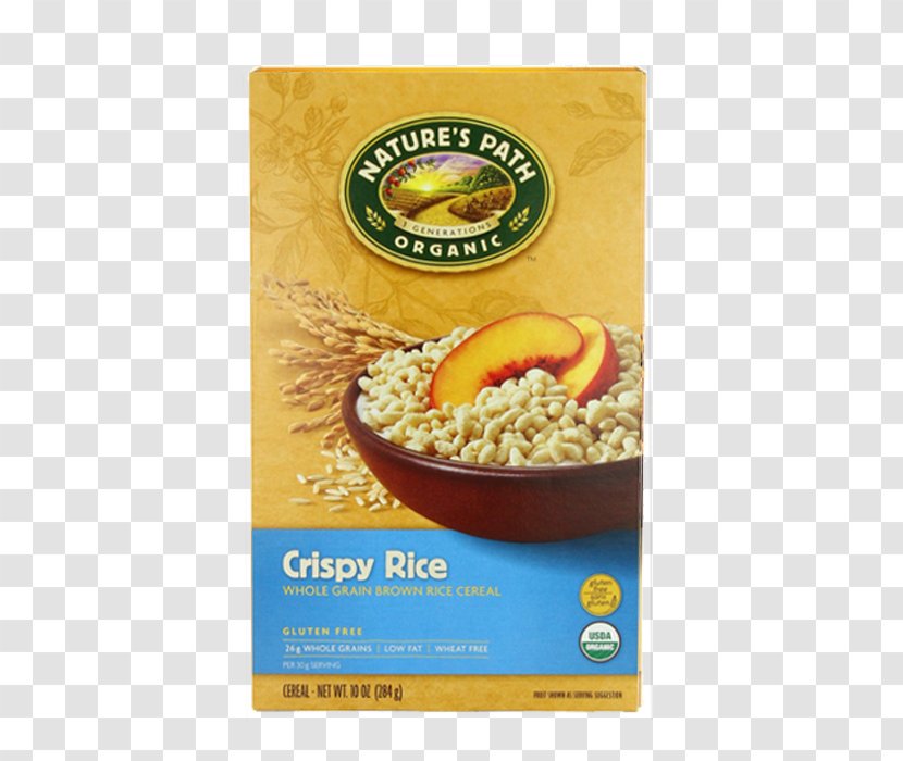 Breakfast Cereal Organic Food Corn Flakes Muesli Nature's Path - Crisp - Rice Transparent PNG