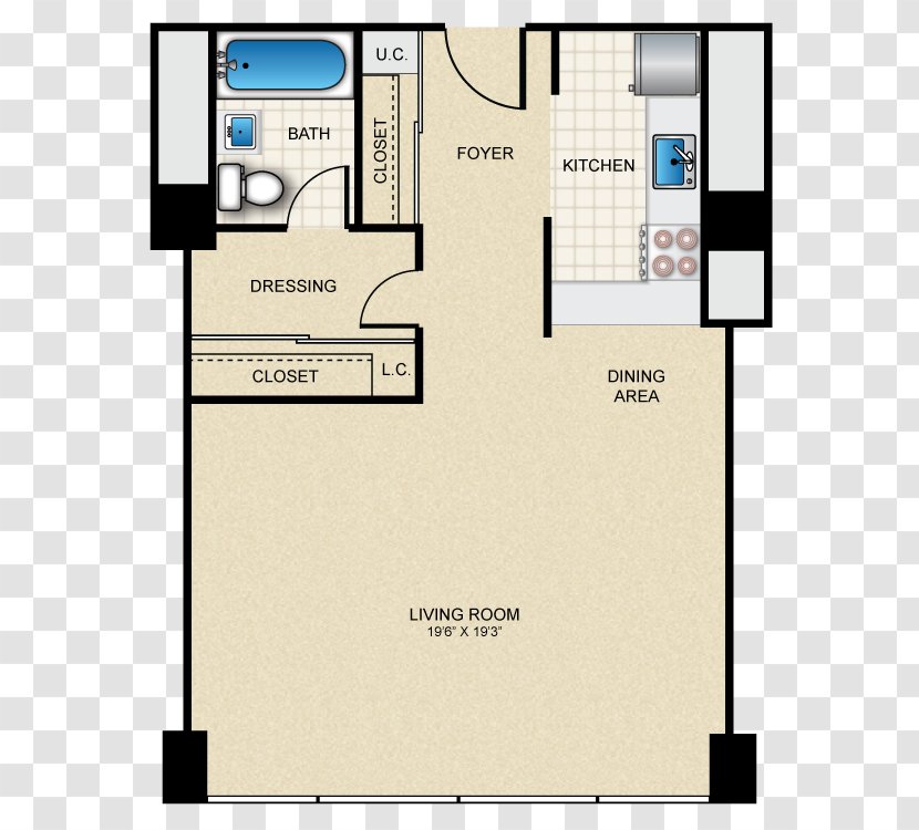 Floor Plan Product Design Font - Media Transparent PNG