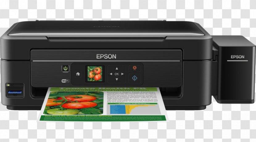 Multi-function Printer Epson Hewlett-Packard Inkjet Printing - Hewlettpackard Transparent PNG