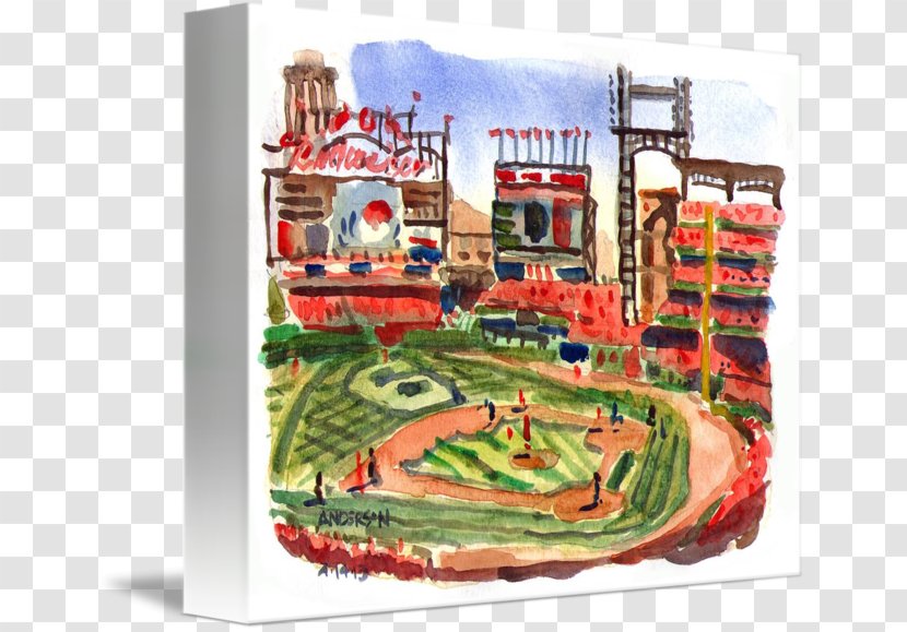 Busch Stadium St. Louis Cardinals Painting Art Transparent PNG