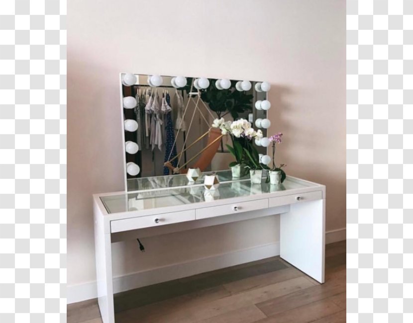 Coffee Tables Light Mirror Cosmetics - Table - Makeup Transparent PNG