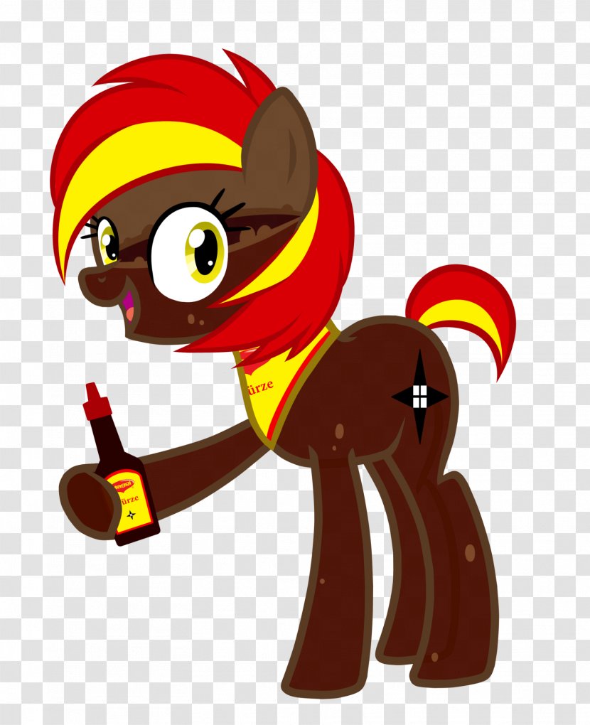 Pony Horse Mascot Clip Art - Cartoon Transparent PNG