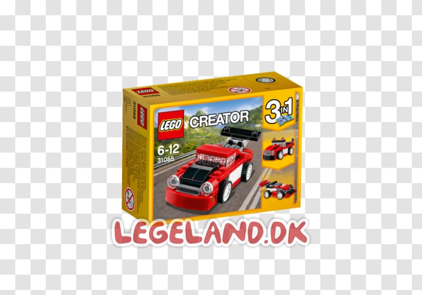 LEGO 31055 Creator Red Racer Lego Toy Car Transparent PNG