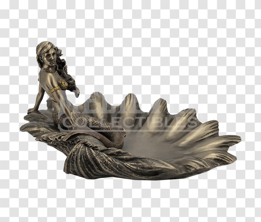 Bronze Sculpture The Little Mermaid Figurine - Statue Transparent PNG
