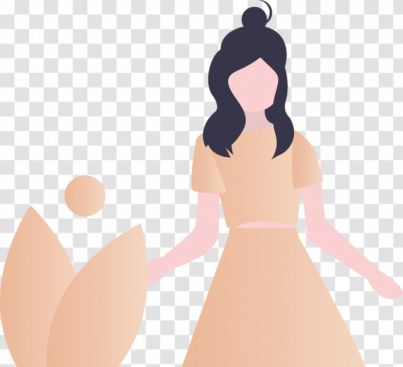 Dress Animation Gesture Silhouette Games Transparent PNG