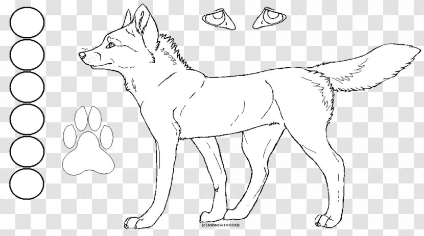Line Art Dog Breed Drawing /m/02csf - Tail - Lineart Transparent PNG
