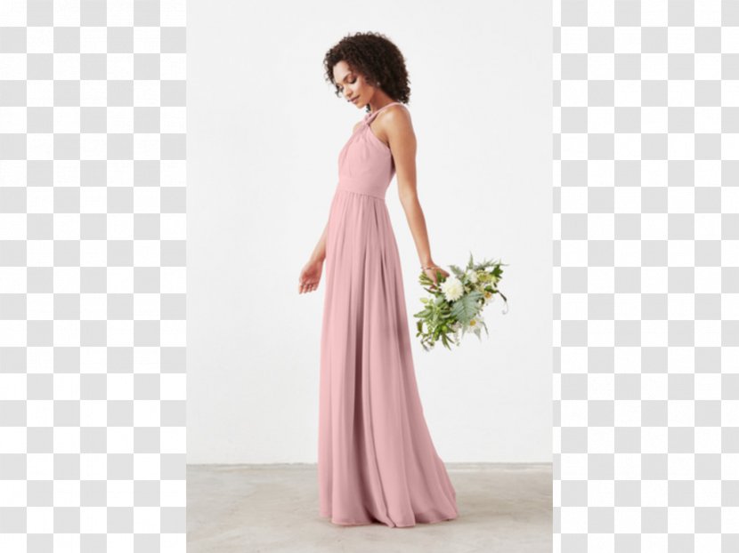 Bridesmaid Wedding Dress Gown Formal Wear - Watercolor - Coração Transparent PNG