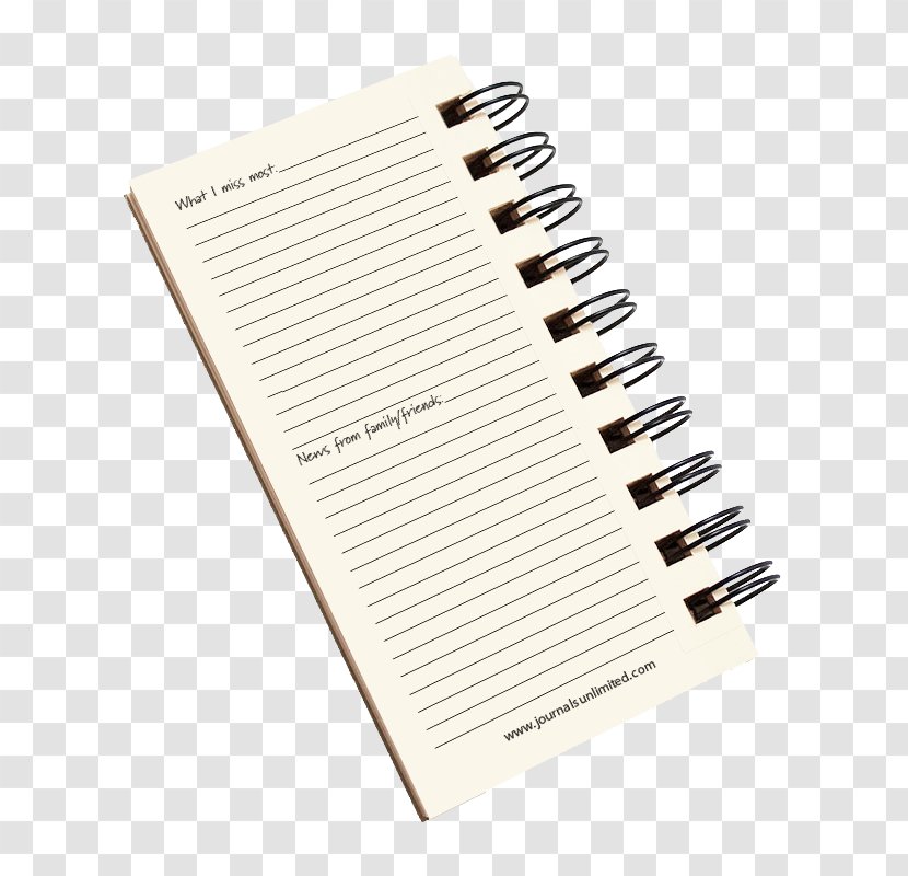 Notebook Paper Hardcover MINI Book Cover - General Journal Transparent PNG