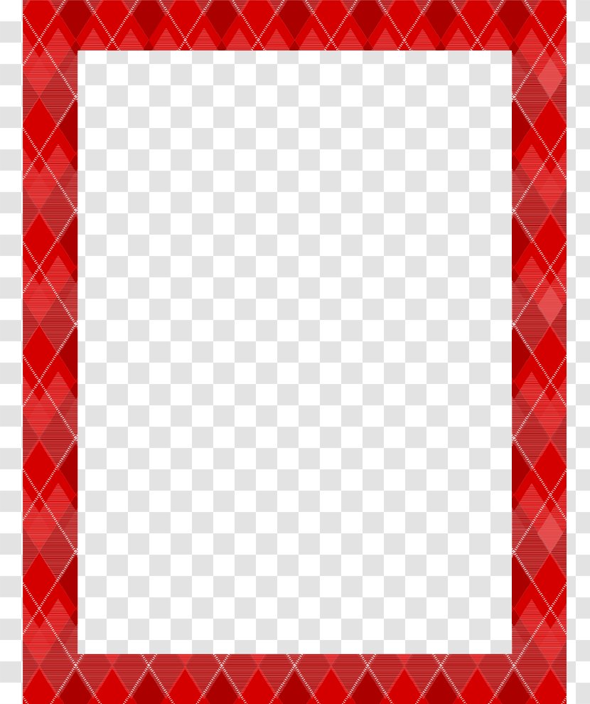 Red Textile Square Pattern - Rectangle - Maroon Border Frame Photo Transparent PNG