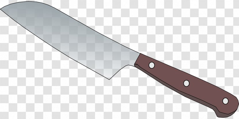 Chef's Knife Kitchen Knives Clip Art - Cold Weapon Transparent PNG