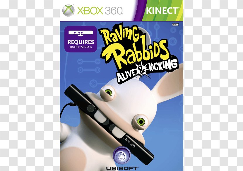 Rabbids: Alive & Kicking Raving Travel In Time Xbox 360 Rayman Rabbids 2 Transparent PNG