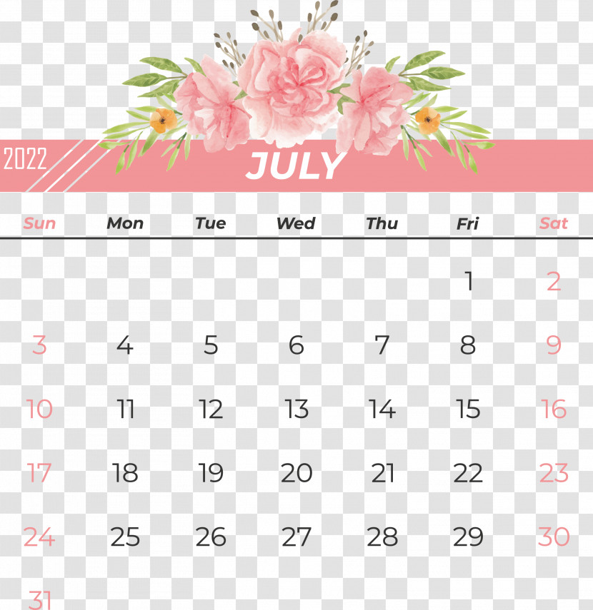 Line Calendar Font Pink M Meter Transparent PNG