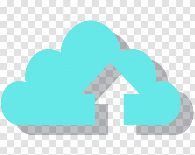 Upload Download Icon - Sky - Vector Flattened Cloud Transparent PNG