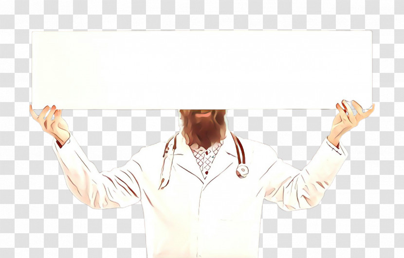 White Gesture Hand Neck Ear Transparent PNG