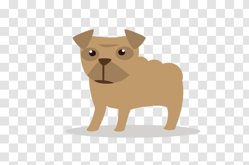 Shar Pei Pug Cartoon Pet - Sitting Transparent PNG