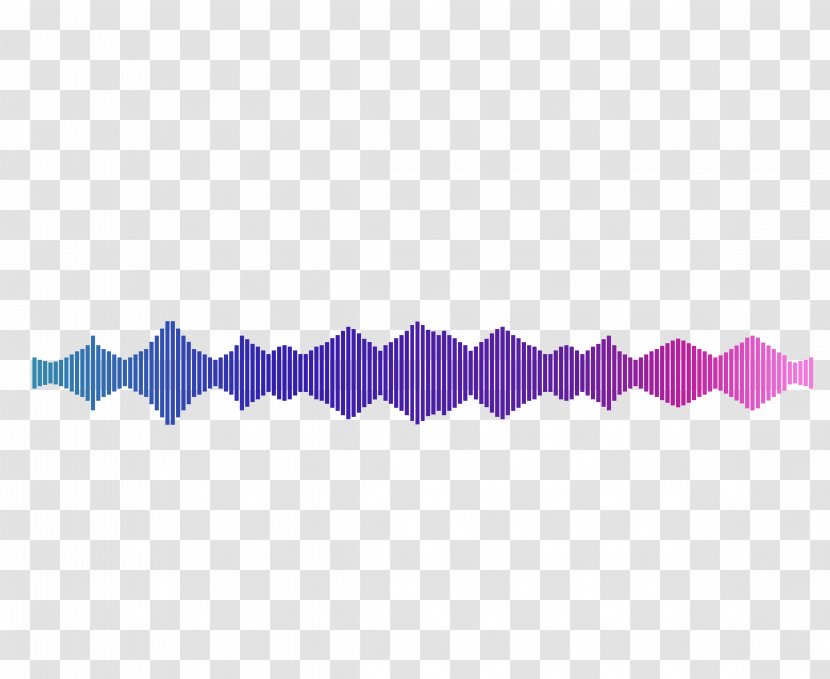 Acoustic Wave Euclidean Vector Sound - Frame - Dream Gradient Curve Picture Transparent PNG