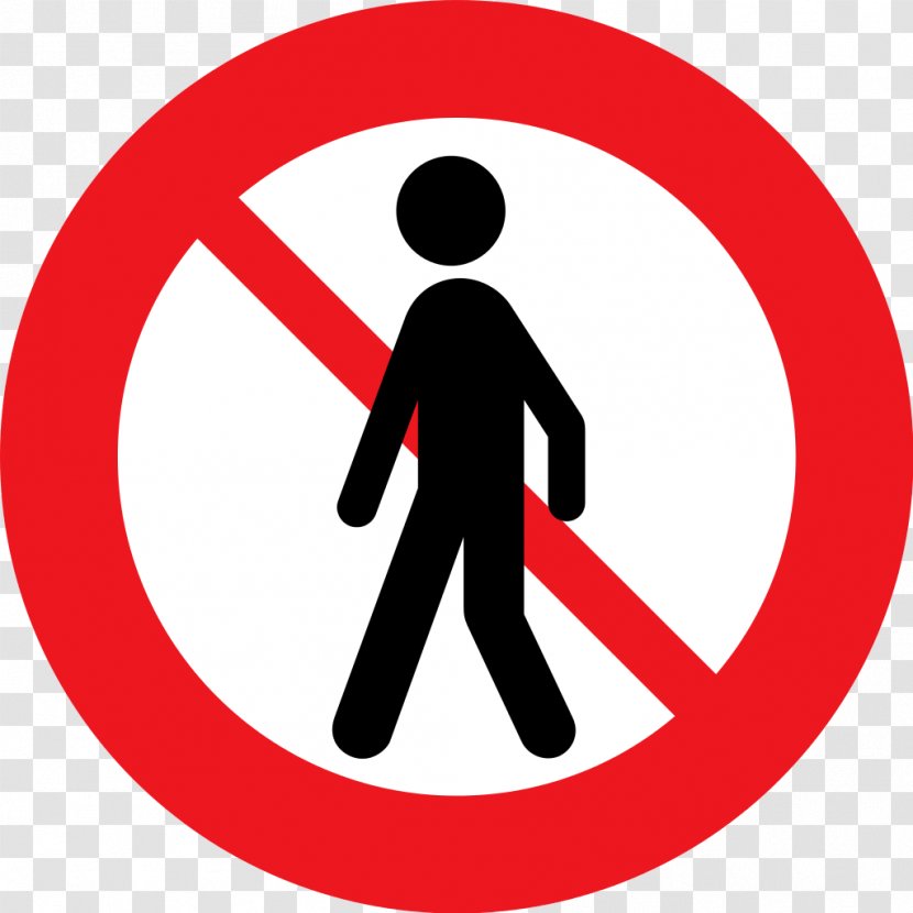 Car Traffic Sign Pedestrian Road - Forbidden Transparent PNG