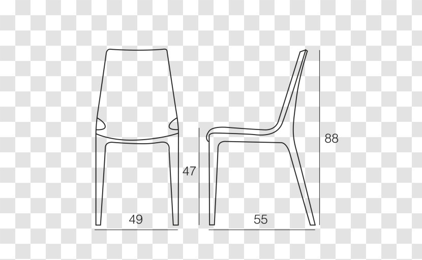 Chair Table Drawing White Transparent PNG
