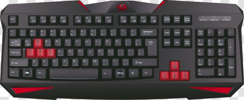 Computer Keyboard Mouse Gaming Keypad Mats - Black And White Transparent PNG