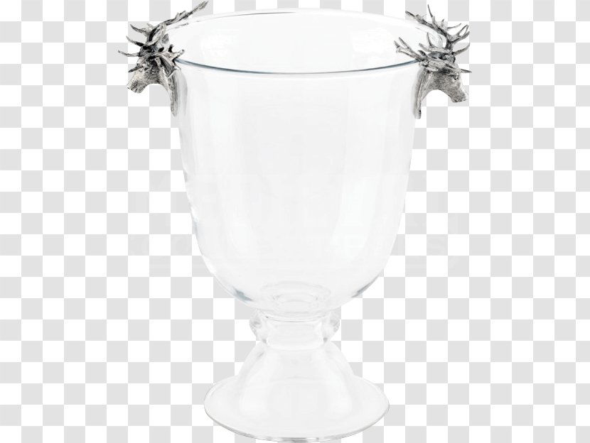 Tableware Bucket Handle Glass Vase - Ice Budweiser Transparent PNG