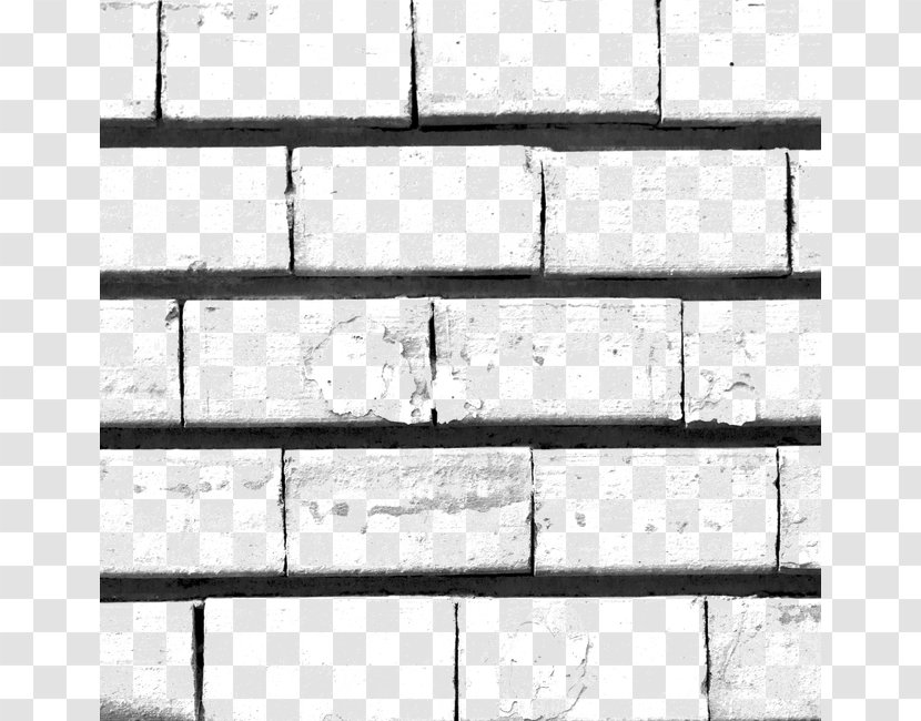 Clinker Brick Color Tile Licowanie - White - Vintage Black Wall Background Transparent PNG