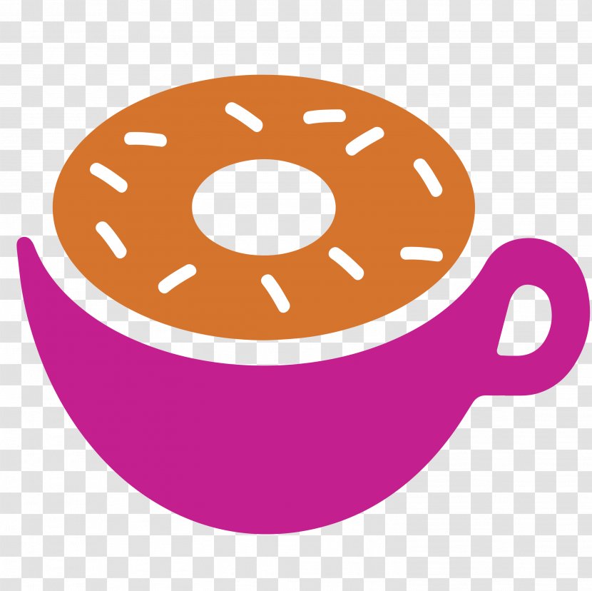 Logo Saint Petersburg Coffee Cup Donuts Transparent PNG