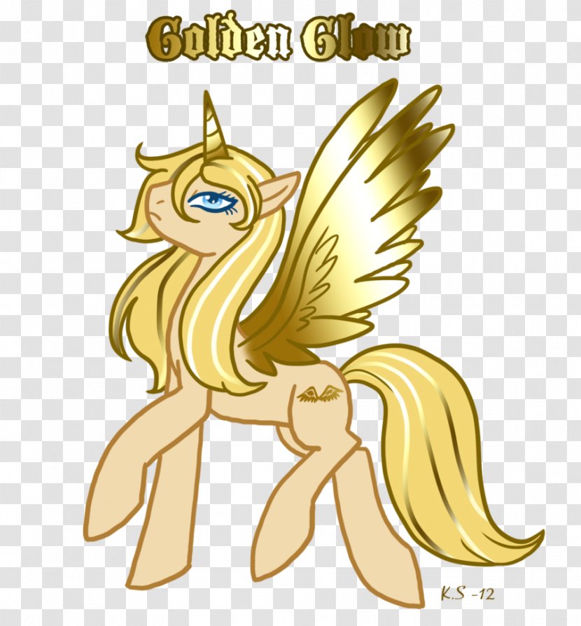 Pony YouTube Unicorn Horse - Clockwork Orange - Golden Glow Transparent PNG